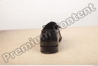 Black leather formal shoe photo reference 0005
